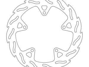 Moto-Master Flame Jarrulevy eteen Yamaha: YBR125