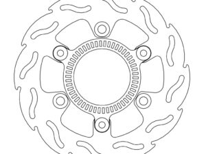 Moto-Master Flame Jarrulevy taakse Kawasaki: Ninja 300 including ABS ring