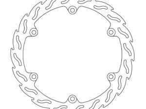 Moto-Master Flame Jarrulevy eteen vasen Honda: CB650F, CBR650F