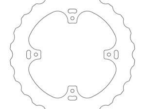 Moto-Master Mud Jarrulevy taakse Honda: CR/CRF