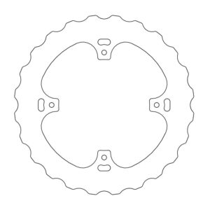 Moto-Master Mud Jarrulevy taakse Honda: CR/CRF