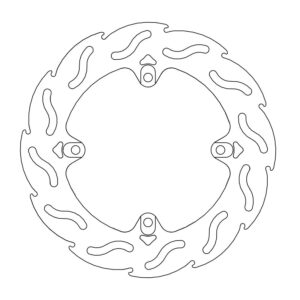 Moto-Master Flame Jarrulevy taakse MV Agusta: Butale 675, F3 800, Rivale