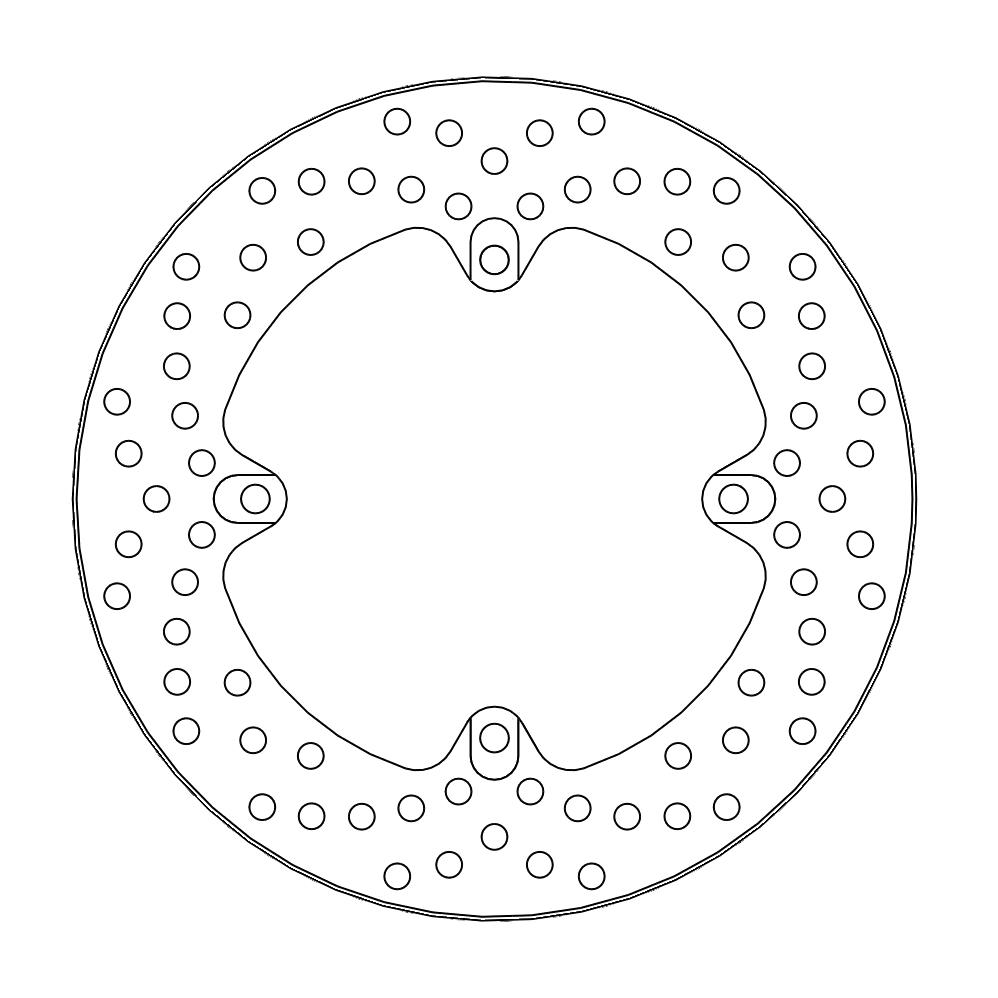 Moto-Master Halo Jarrulevy taakse MV Agusta: Butale 675, F3 800, Rivale