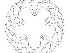 Moto-Master Flame Jarrulevy taakse KTM: 1290 Superduke