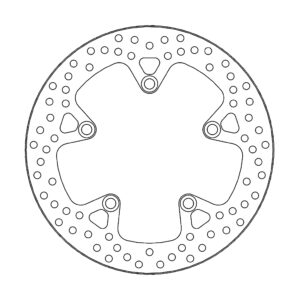 Moto-Master Halo Jarrulevy taakse Honda: CB1100