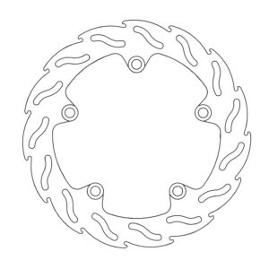 Moto-Master Flame Jarrulevy taakse Yamaha: MT07, MT09