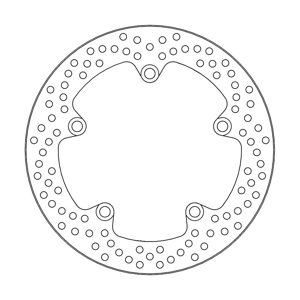Moto-Master Halo Jarrulevy taakse Yamaha: MT07, MT09