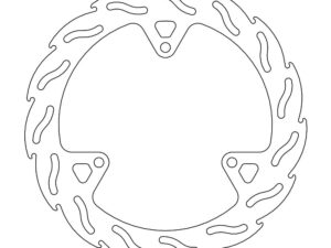 Moto-Master Flame Jarrulevy taakse Yamaha: YP 125/250