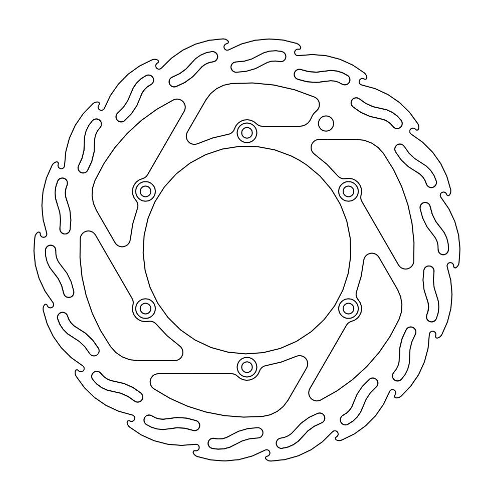 Moto-Master Flame Jarrulevy eteen Beta