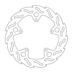 Moto-Master Flame Jarrulevy taakse Yamaha: XJ6