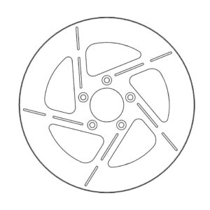 Moto-Master Harley Tulsa Jarrulevy vasen Ø292 (8.7mm holes)