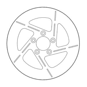 Moto-Master Harley Tulsa Jarrulevy oikea Ø292 (10.2mm holes)