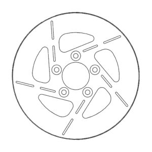 Moto-Master Harley Tulsa Jarrulevy taakse Ø260