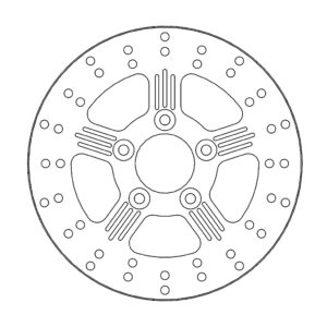 Moto-Master Harley Adrian Jarrulevy taakse Ø260