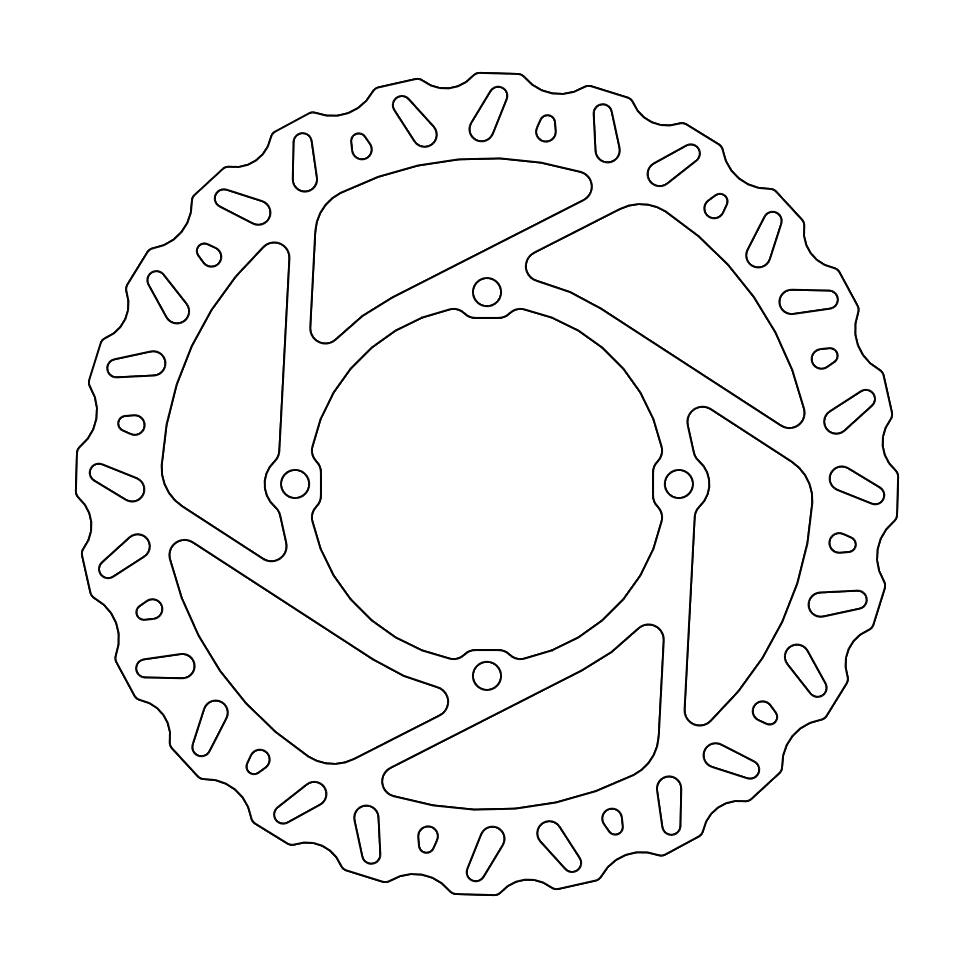 Moto-Master Nitro Jarrulevy eteen Kawasaki: KX250F, KX450F