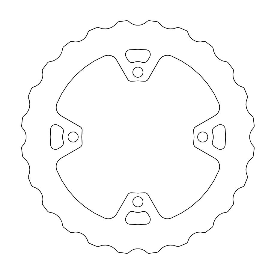 Moto-Master Nitro Jarrulevy taakse Kawasaki: mud