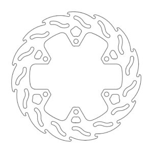 Moto-Master Flame Jarrulevy taakse Ducati: Monster 821, Panigale 899