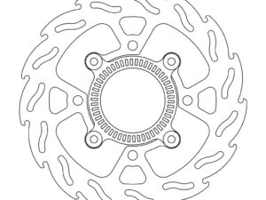 Moto-Master Flame Jarrulevy taakse Kawasaki: Versys ABS (KLE650 B8F-DFF) 2015->