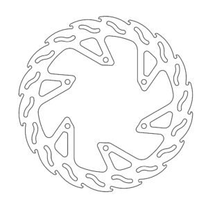 Moto-Master Flame Jarrulevy taakse Yamaha: XV950 R/ABS, XVS9850 A/ABS, XVS1300 (