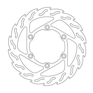 Moto-Master Flame Jarrulevy eteen Suzuki: DR650