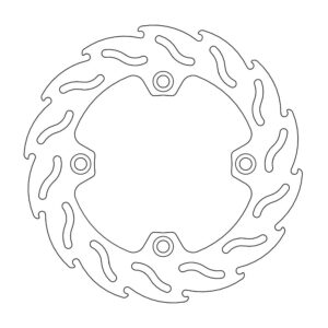 Moto-Master Flame Jarrulevy taakse Suzuki: DR650