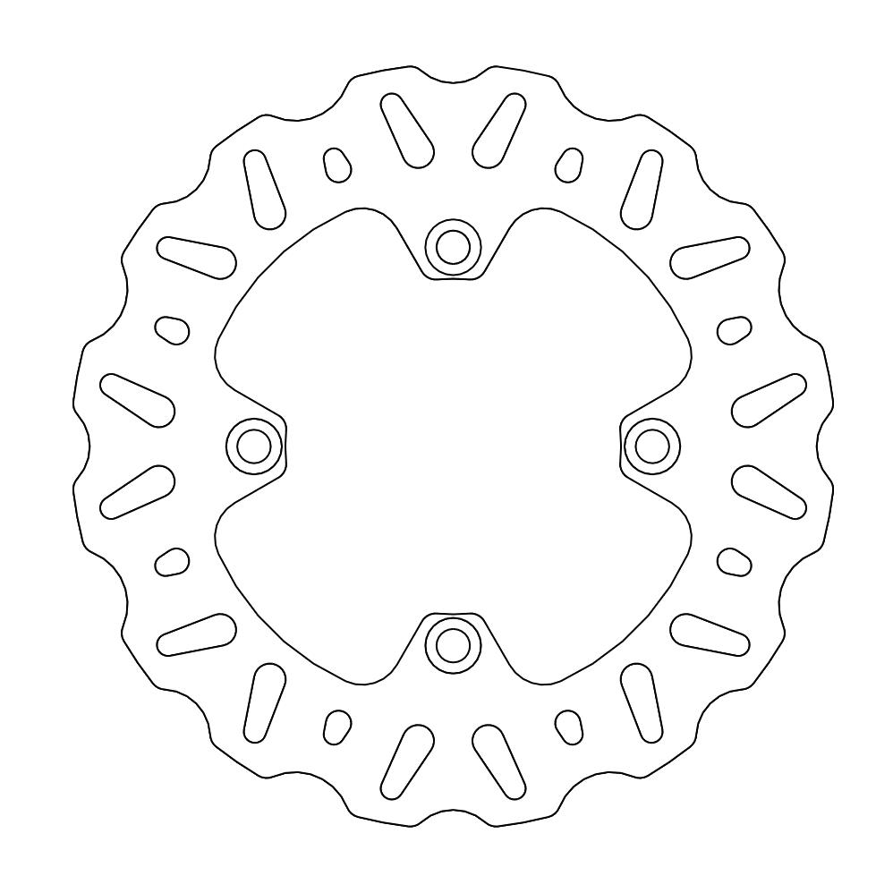 Moto-Master Nitro Jarrulevy taakse scooter Honda: SH125i/SH150i