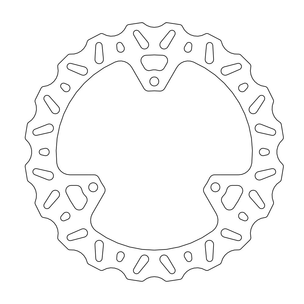 Moto-Master Nitro Jarrulevy taakse scooter Yamaha: X-Max 125/250 ABS