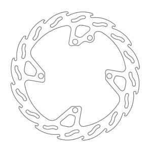 Moto-Master Flame Jarrulevy eteen Sherco