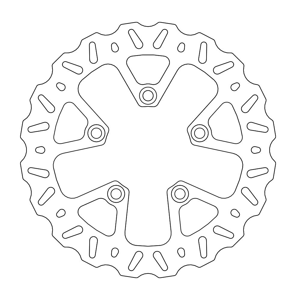 Moto-Master Nitro Jarrulevy scooter Kymco