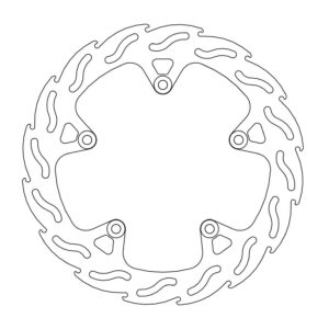 Moto-Master Flame Jarrulevy eteen Yamaha: X-Max 125/250 2014-->