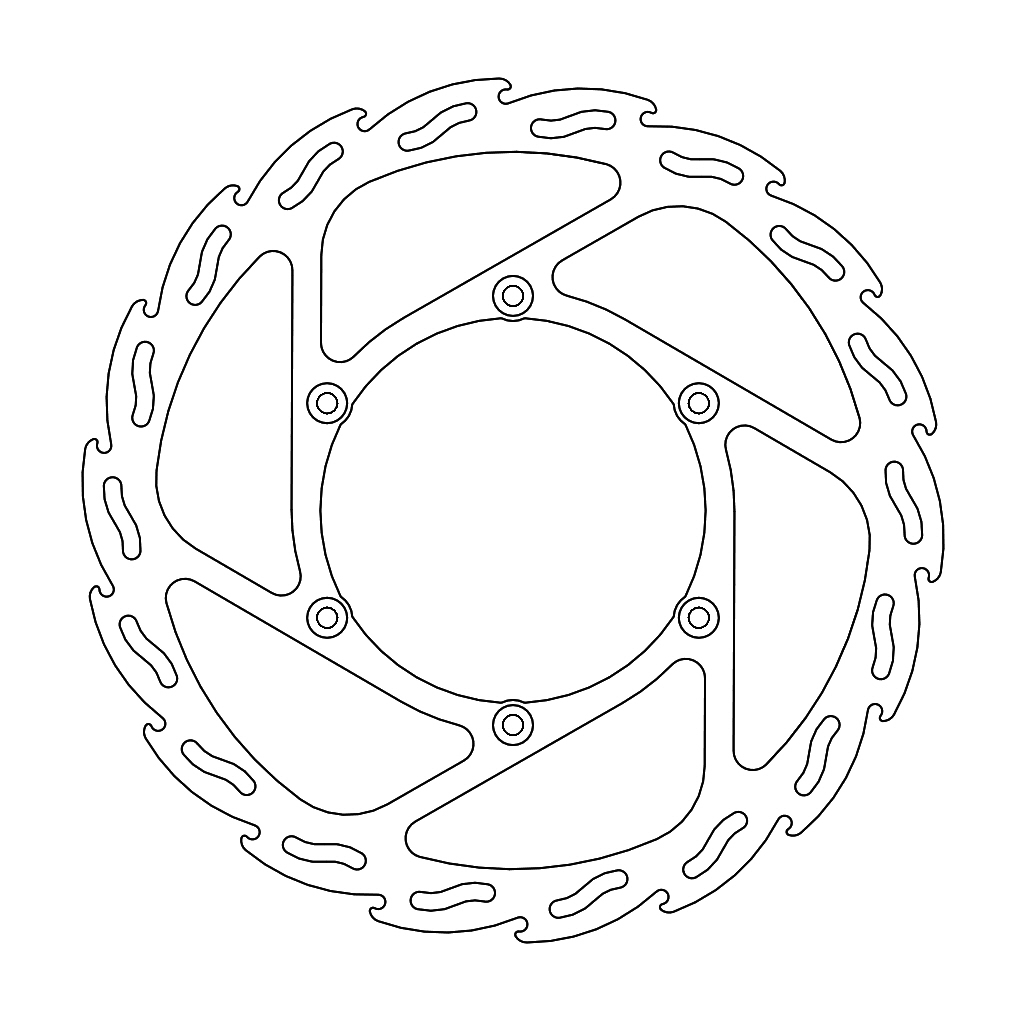 Moto-Master Flame Jarrulevy eteen Yamaha: YZF250/450 2016-->