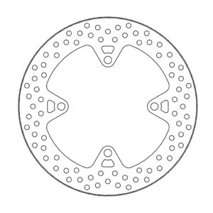 Moto-Master Halo Jarrulevy taakse Kawasaki: Z750/R/ABS, Z1000SX/ABS, ZZR1400/ABS