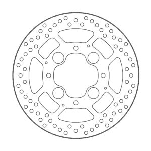 Moto-Master Halo Jarrulevy taakse Honda: CB1000R/ABS, VFR800/ABS (5,9mm disc)