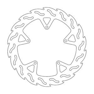 Moto-Master Flame Jarrulevy taakse Yamaha: V-Max 1680 (5,8mm disc)