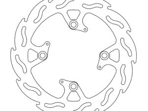 Moto-Master Flame Jarrulevy taakse Triumph: T1050 Speed Triple ABS (6mm disc)