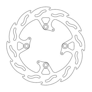 Moto-Master Flame Jarrulevy taakse Triumph: T1050 Speed Triple ABS (6mm disc)