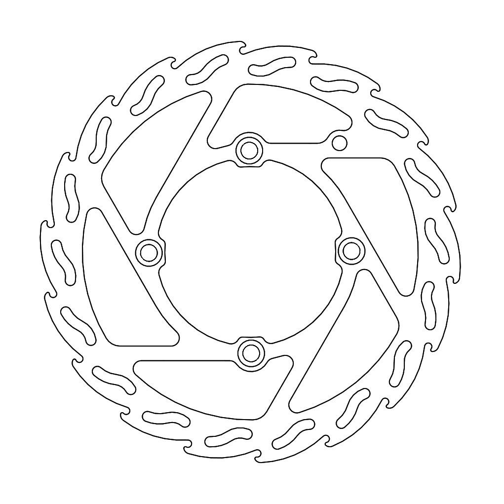 Moto-Master Flame Jarrulevy eteen Beta: 125RR 4T