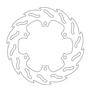 Moto-Master Flame Jarrulevy taakse Yamaha: YZF-R125 2014->