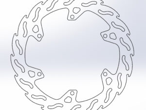 Moto-Master Flame Jarrulevy eteen Yamaha: MT125, YZF-R125 2015-->