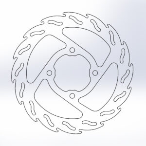 Moto-Master Flame Jarrulevy taakse KTM: SX65 2004-->