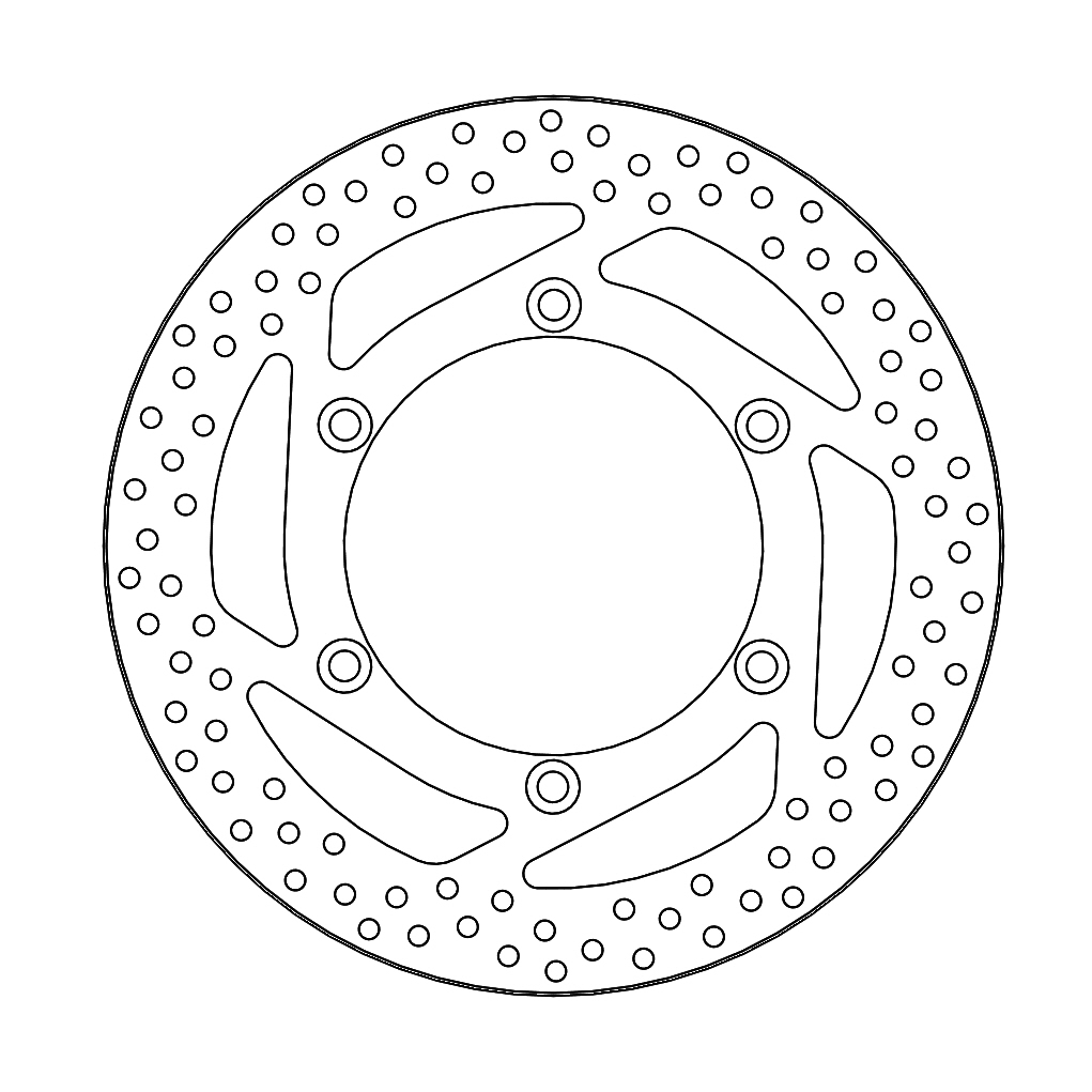 Moto-Master Halo Jarrulevy eteen Triumph: Bonneville, Scrambler