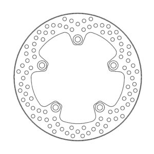 Moto-Master Halo Jarrulevy taakse Suzuki: SV650 2007-->, SV650S ABS 2007-2012