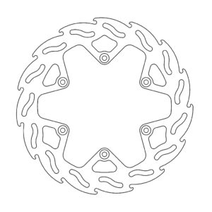 Moto-Master Flame Jarrulevy taakse Yamaha: YZF450 2018->