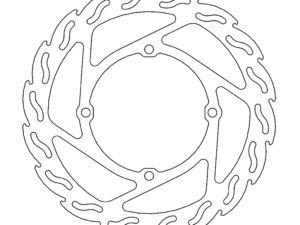 Moto-Master Flame Jarrulevy eteen Suzuki: RMZ450 2018->