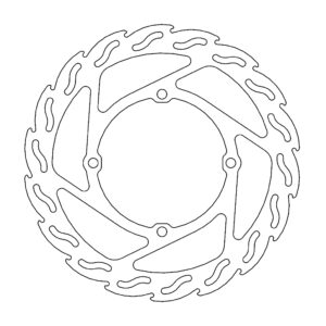 Moto-Master Flame Jarrulevy eteen Suzuki: RMZ450 2018->