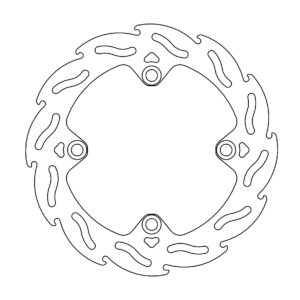 Moto-Master Flame Jarrulevy taakse Sherco: Factory 4.4mm