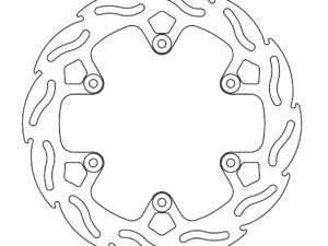 Moto-Master Flame Jarrulevy taakse GasGas: Factory 4.4mm