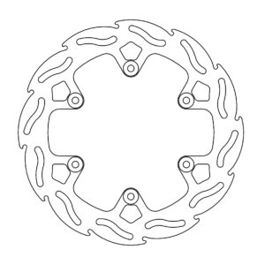 Moto-Master Flame Jarrulevy taakse GasGas: Factory 4.4mm