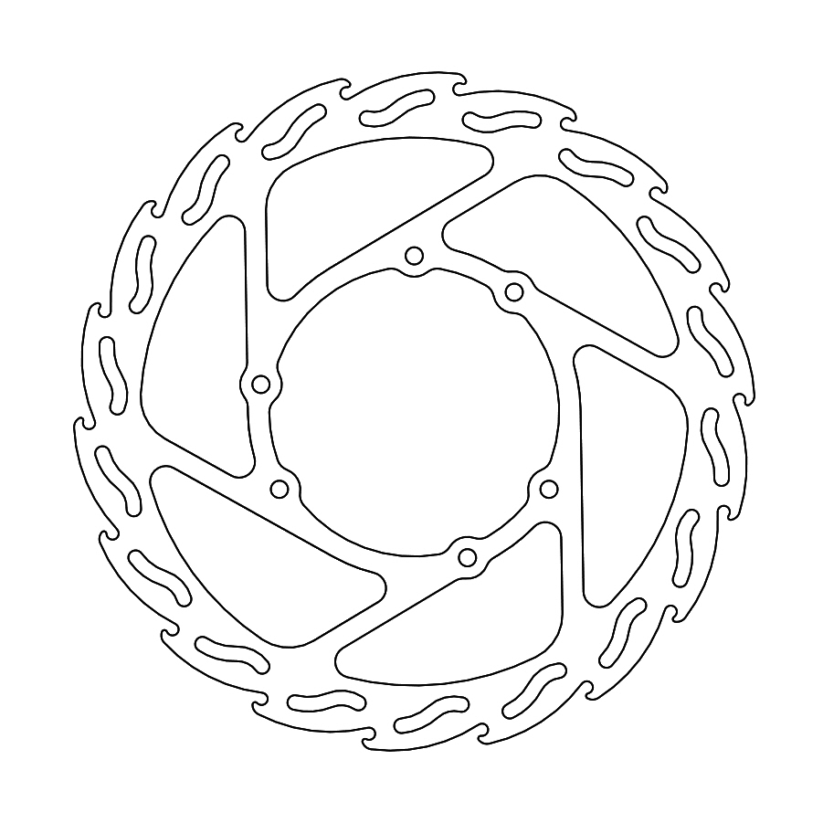 Moto-Master Flame Jarrulevy eteen Honda: CRF250L ABS/non-ABS