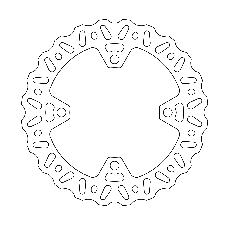 Moto-Master Nitro Jarrulevy eteen scooter Honda: PCX 125 ABS 2020>